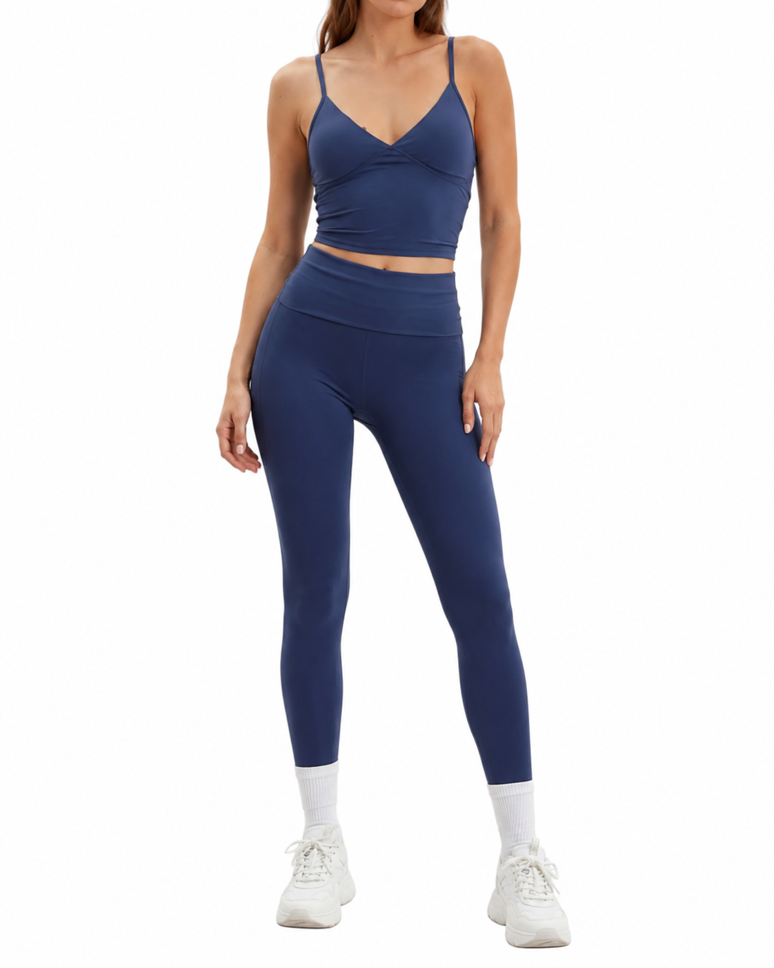 Indigo Fold Over Set